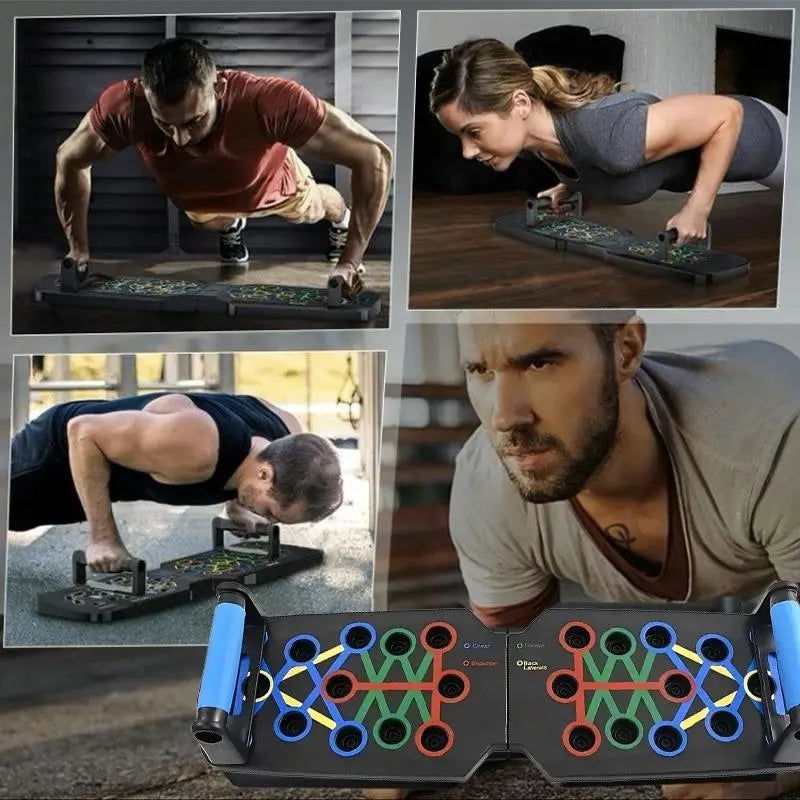 [Dealsforyoudays] Push up Bar with Non-Slip Sticker, 1 Sets Home Fitness Equipment for Chest and Abdominal Muscle Training, Push up Board, Gym Equipment & Tiktokshopsummerturnup
